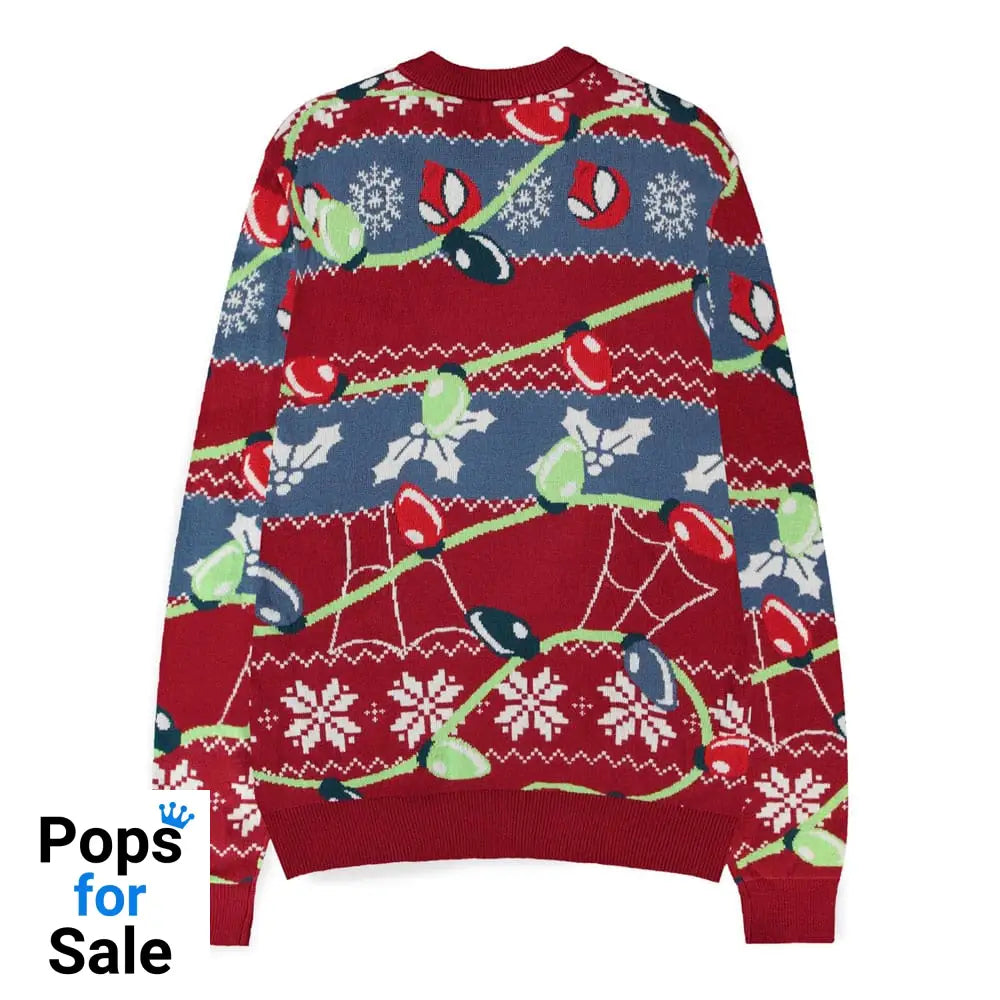 Spider-Man Sweater Swing into the Holidays (Christmas Jumper) Size XL