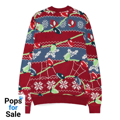 Spider-Man Sweater Swing into the Holidays (Christmas Jumper) Size XL