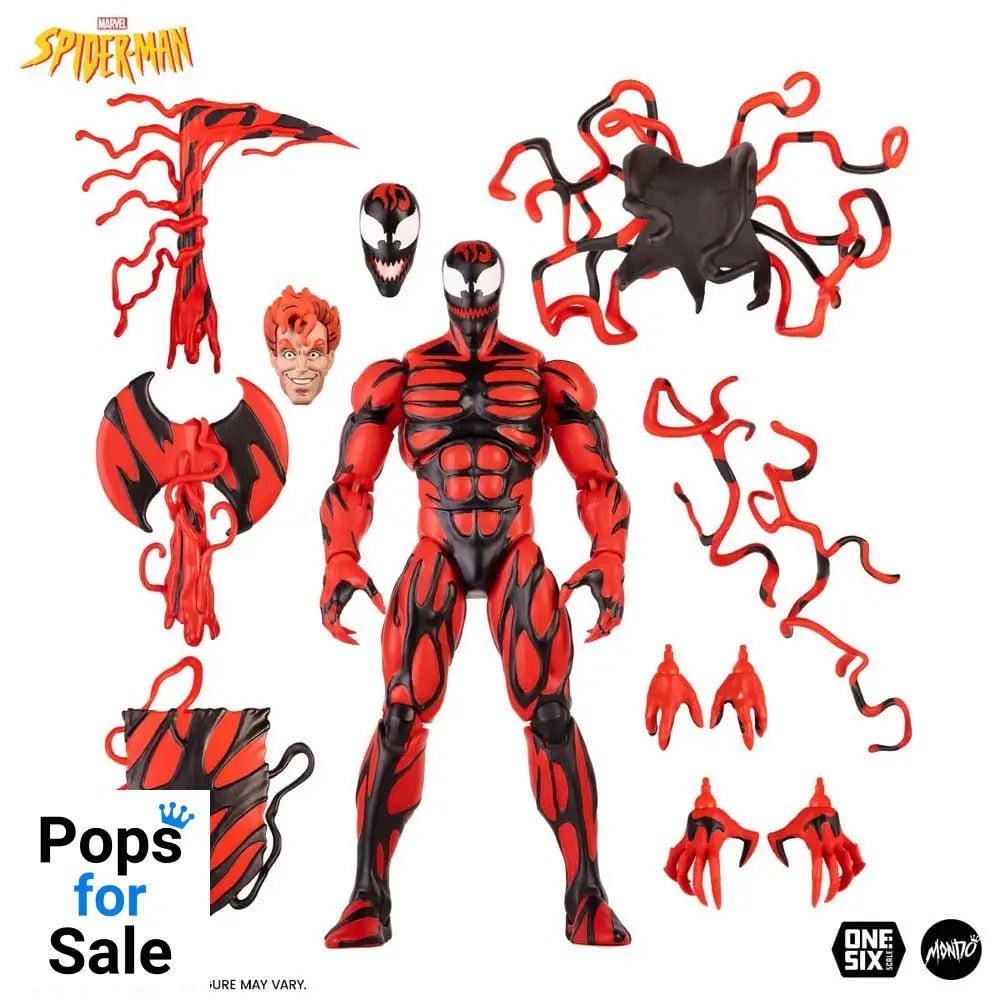 Spider-Man: The Animated Series Action Figure 1/6 Carnage Regular Edition 30 cm