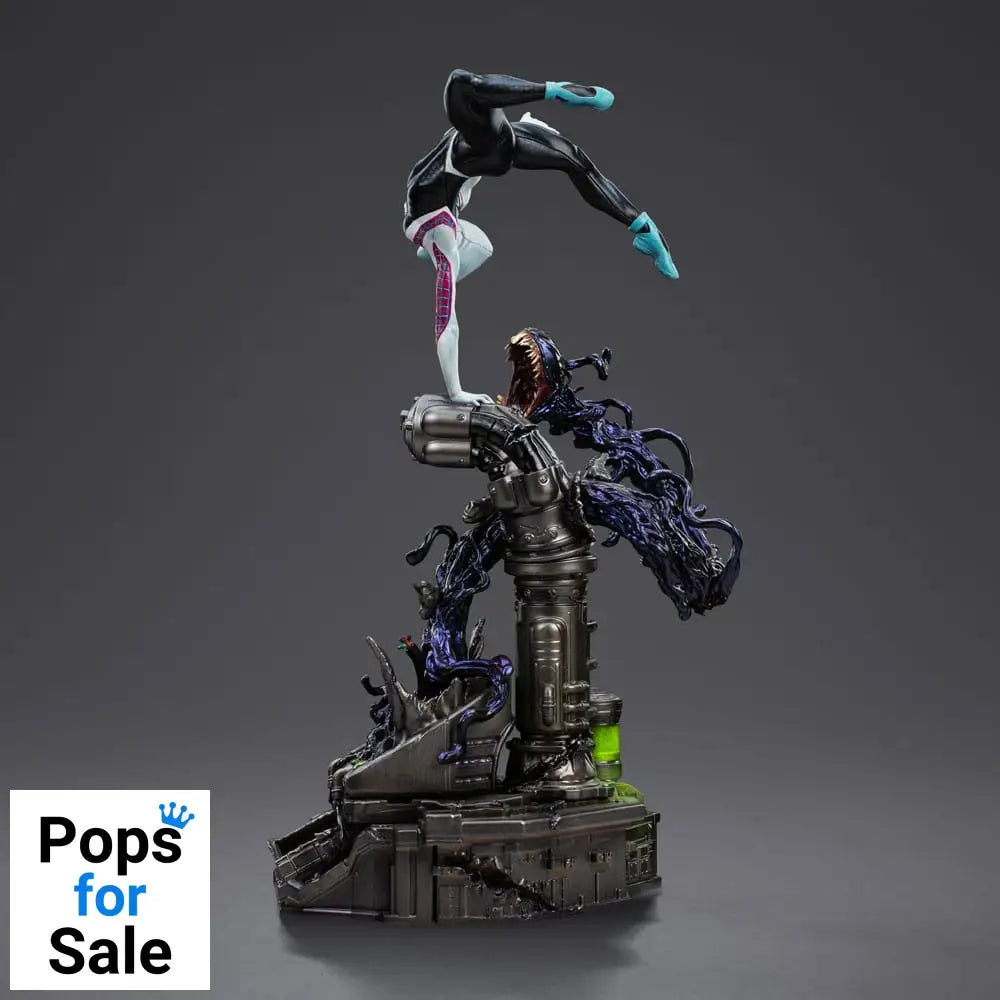 Spider-Man vs Villains Art Scale Statue 1/10 Ghost Spider Diorama  34 cm