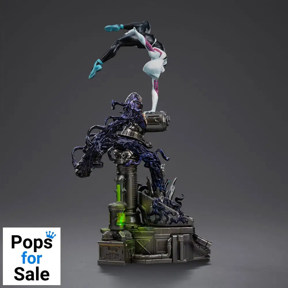 Spider-Man vs Villains Art Scale Statue 1/10 Ghost Spider Diorama 34 cm Statues