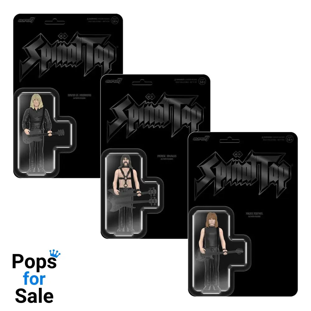 Spinal Tap ReAction Action Figure Wave 02 David St. Hubbins (None More Black) 10 cm