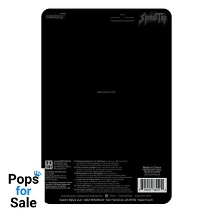 Spinal Tap ReAction Action Figure Wave 02 David St. Hubbins (None More Black) 10 cm