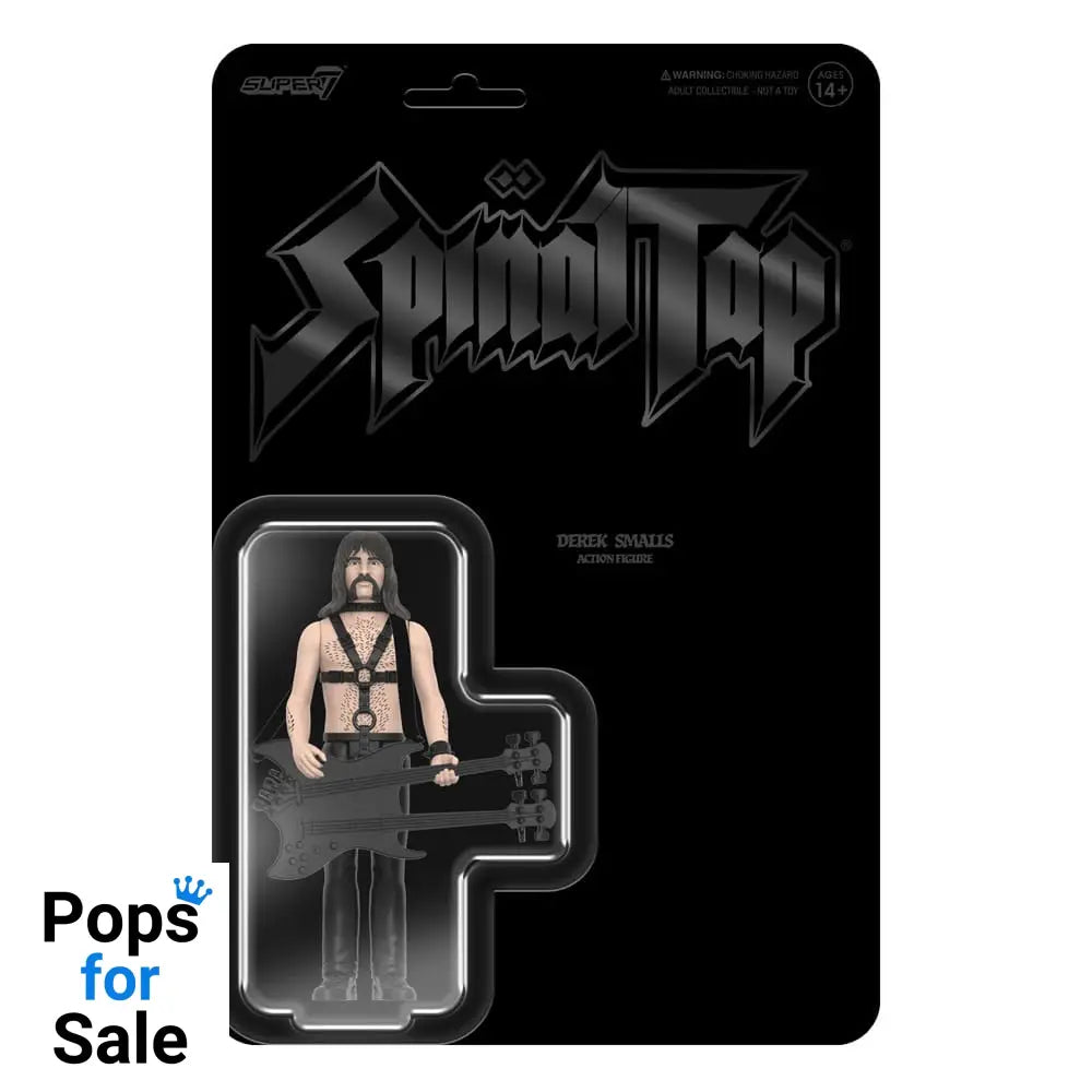 Spinal Tap ReAction Action Figure Wave 02 Derek Smalls (None More Black) 10 cm