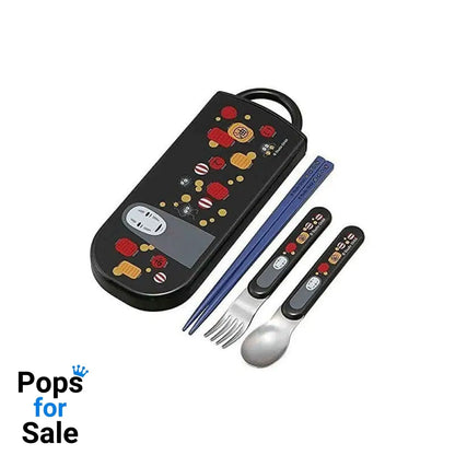 Spirited Away Chopsticks & Spoon & Fork Set No Face & Lantern