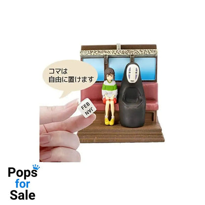 Spirited Away Statue Three-wheeler Diorama / Calendar Take Unabara Train 11 cm