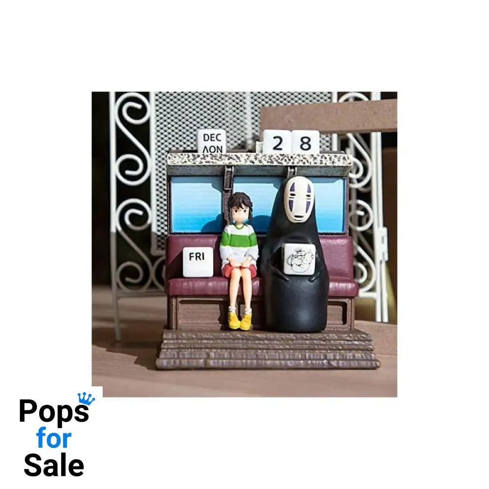 Spirited Away Statue Three-wheeler Diorama / Calendar Take Unabara Train 11 cm