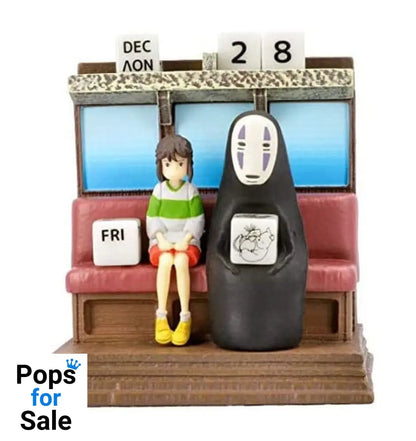Spirited Away Statue Three-wheeler Diorama / Calendar Take Unabara Train 11 cm
