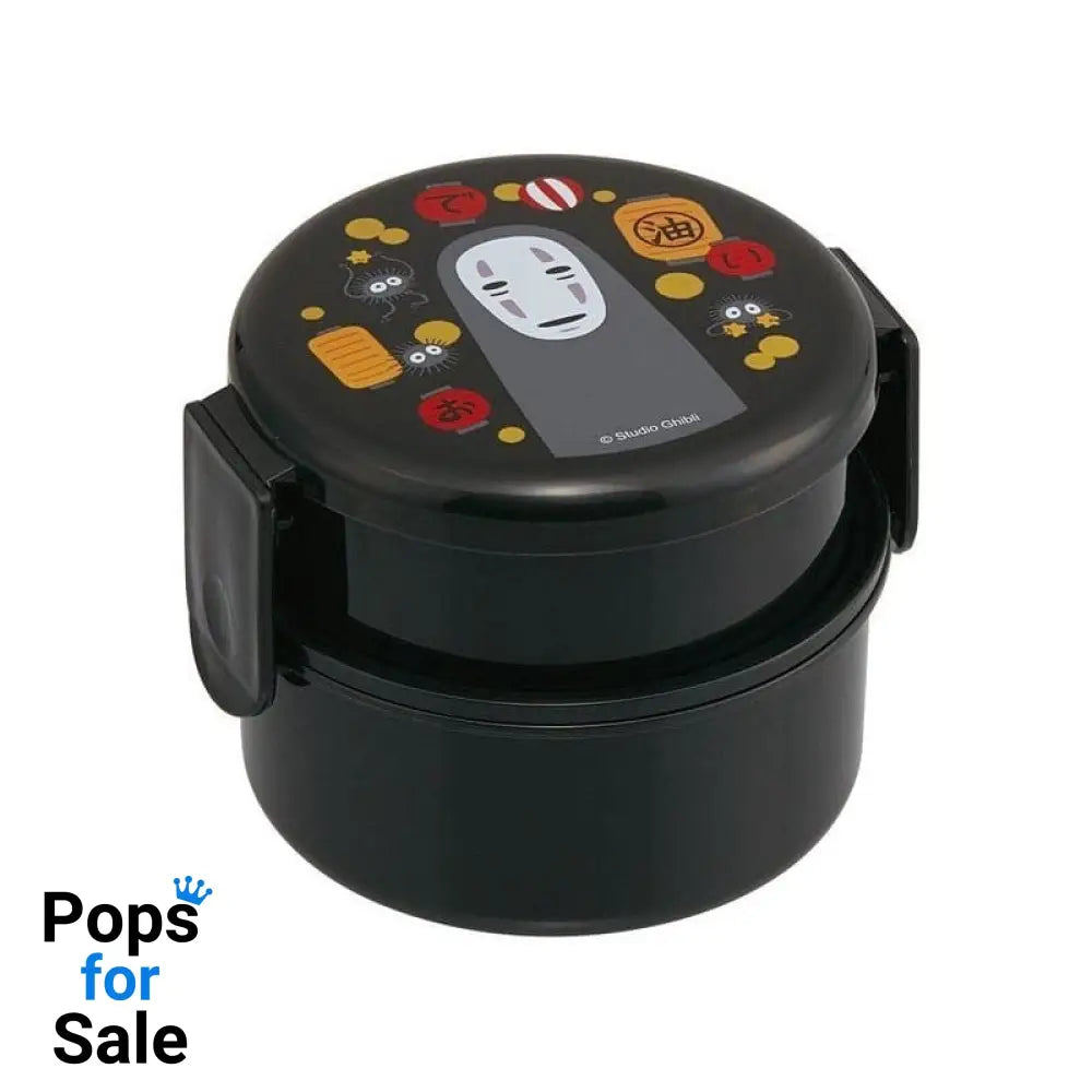 Spirited Away Two Layer Round Shape Lunch Box No Face & Lantern