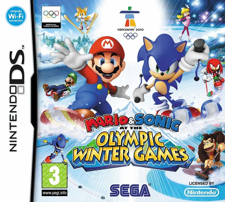 Mario & Sonic at the Olympic Winter Games for Nintendo DS/3DS - [No Manual]
