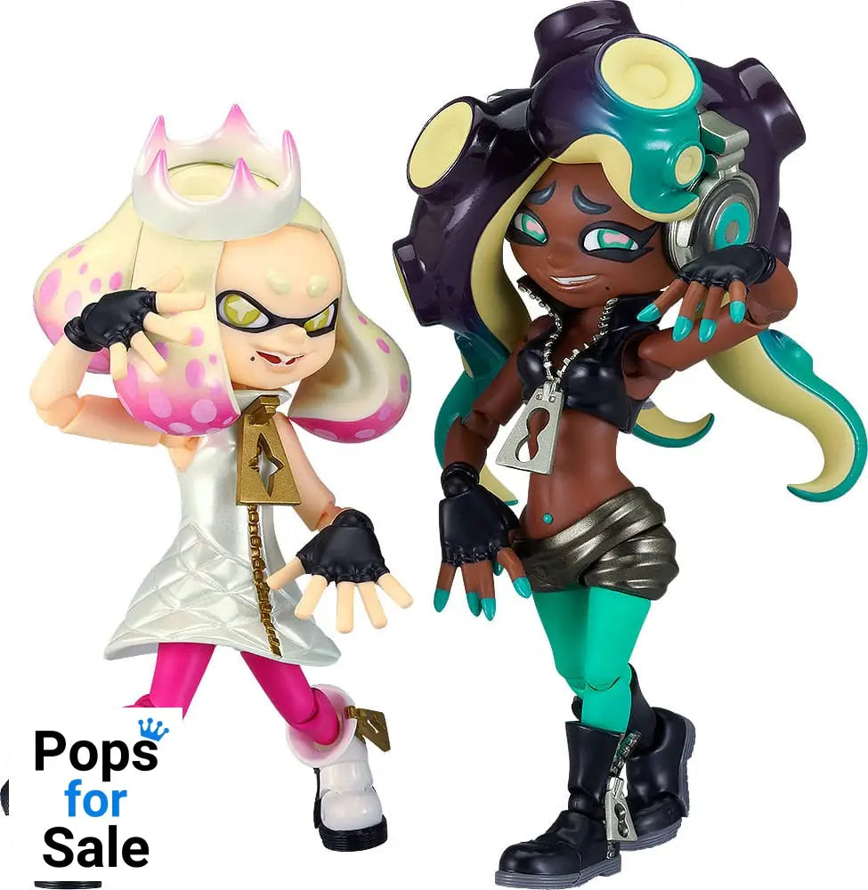 Splatoon 2 Figma Action Figures Off the Hook Pearl & Marina 9 - 10 cm