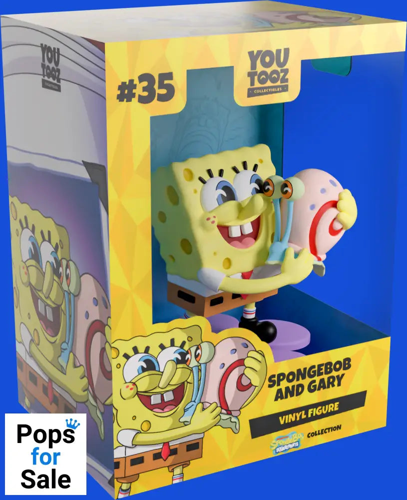 Spongebob and Gary - SpongeBob SquarePants - Youtooz Figure