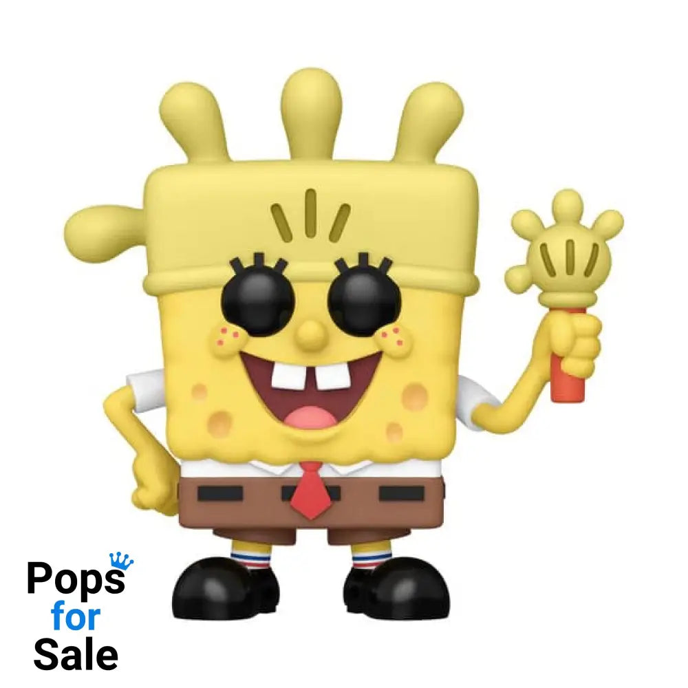 SpongeBob SquarePants 25th Anniversary POP! Vinyl Figure SB w/ Glove Light 9 cm