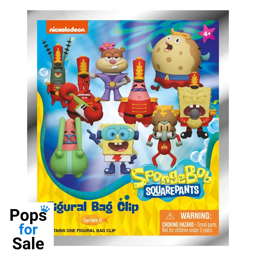 SpongeBob Squarepants 3D PVC Bag Clips Series 6 Display (24)