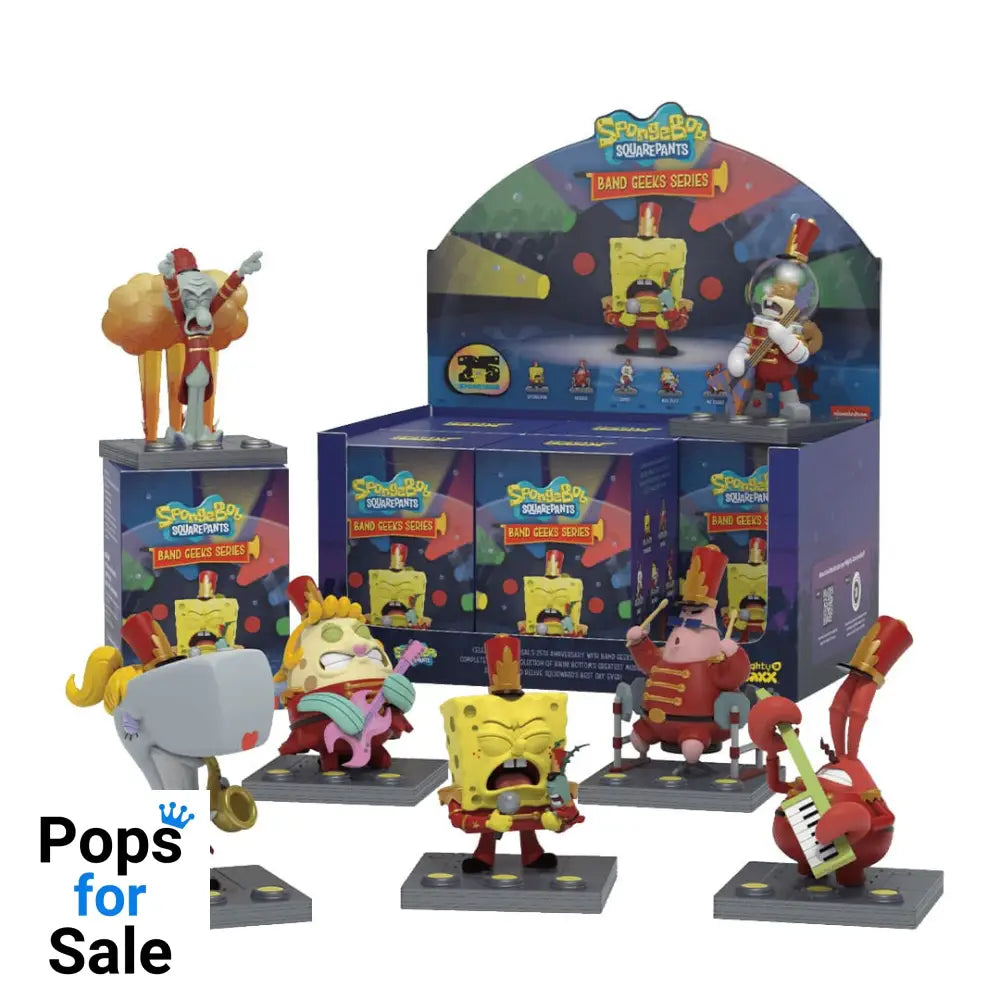 SpongeBob SquarePants: Band Geeks Series 4 inch Vinyl Blind Box Display (6)