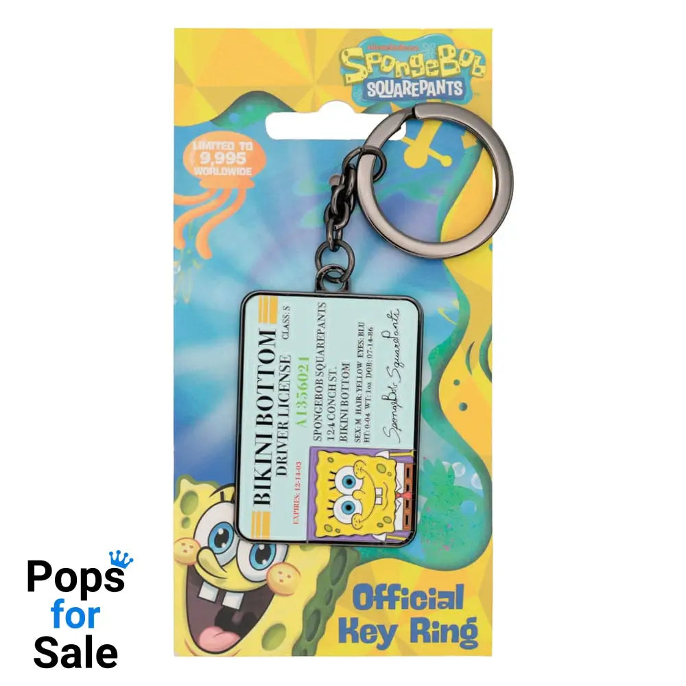 SpongeBob Squarepants Keychain Driver License Limited Edition