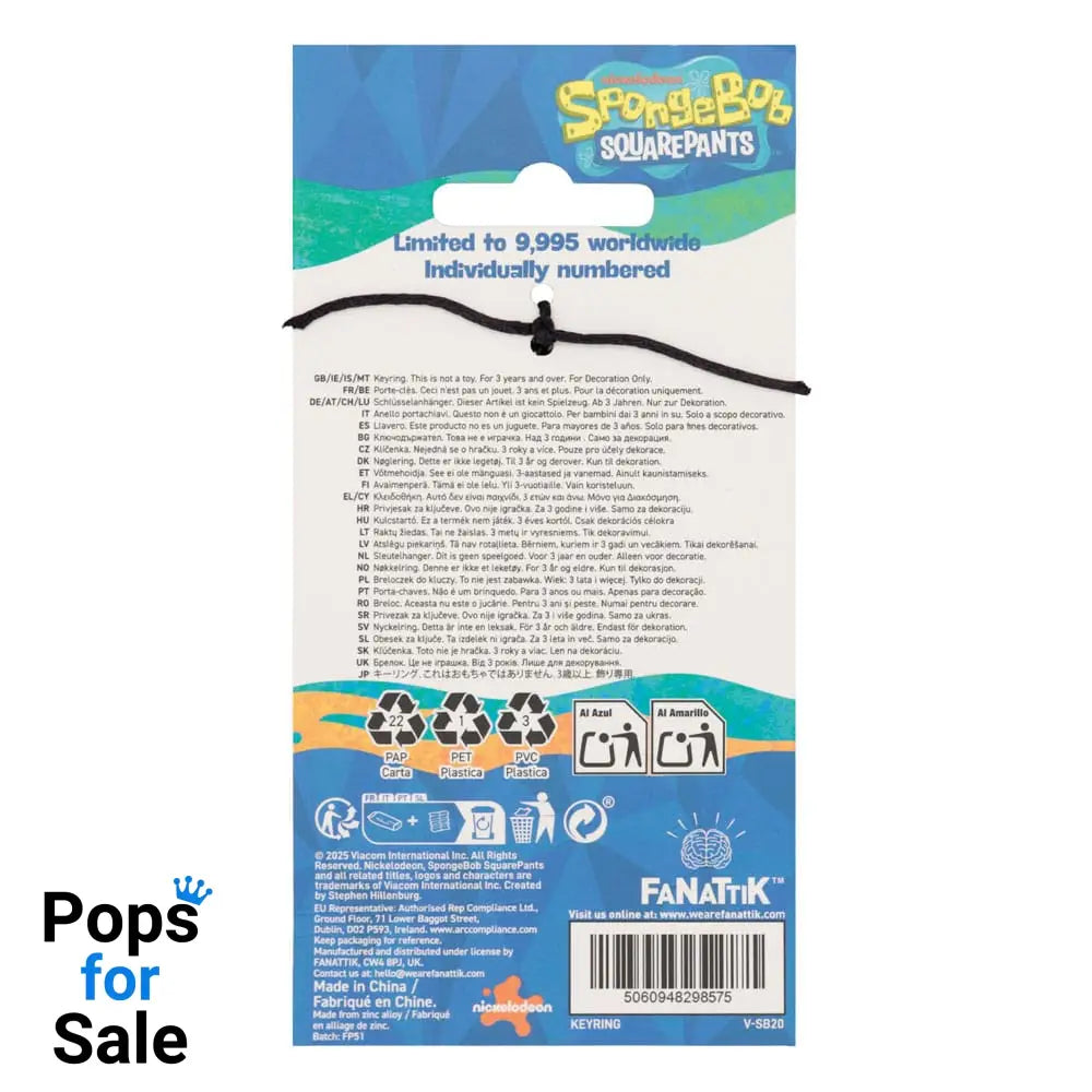 SpongeBob Squarepants Keychain Driver License Limited Edition