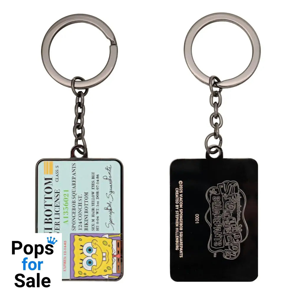 SpongeBob Squarepants Keychain Driver License Limited Edition