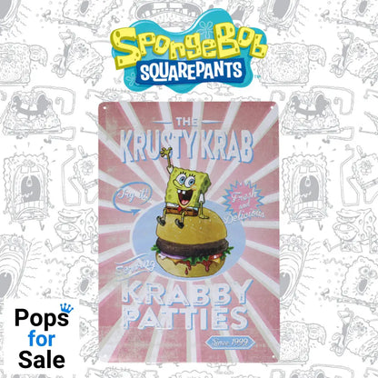 SpongeBob SquarePants Krusty Krab Tin Sign Tin Sign
