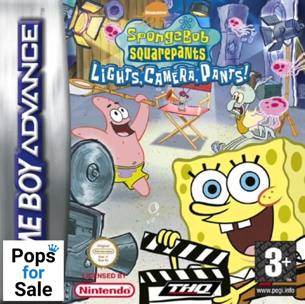 Spongebob Squarepants Lights, Camera, PANTS! for Nintendo GameBoy Advance