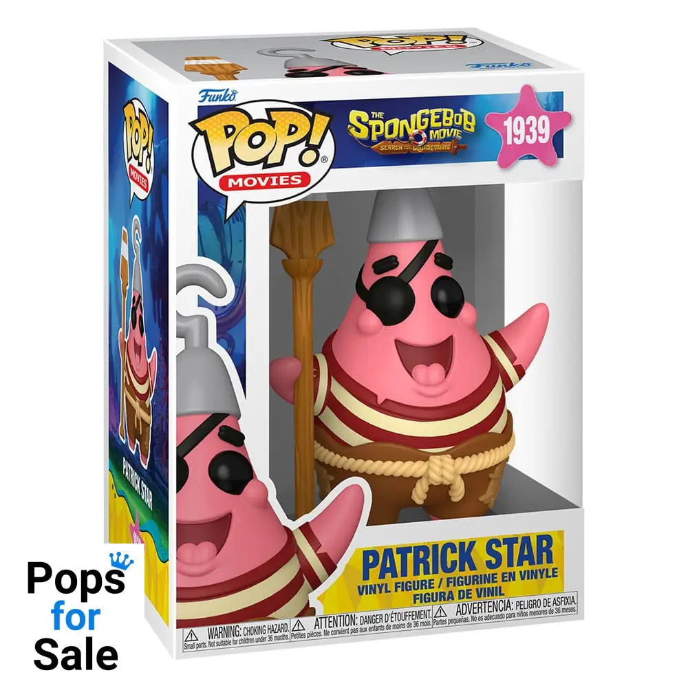 SpongeBob SquarePants POP! Vinyl Figure Patrick Star (Pirate) 9 cm