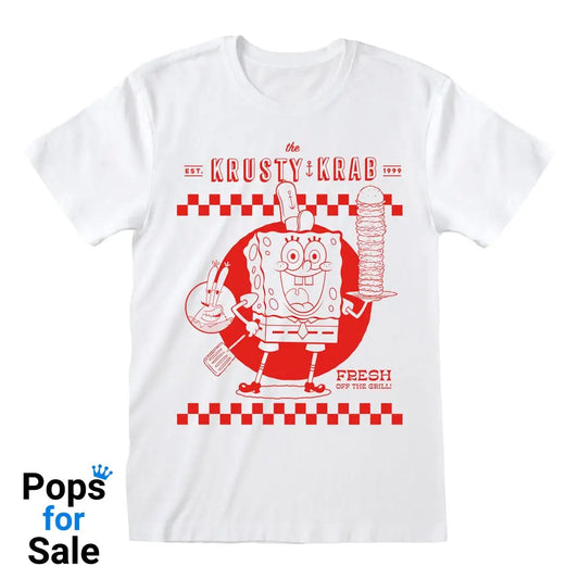 SpongeBob Squarepants T-Shirt Krusty Krab White Size XL T-shirts