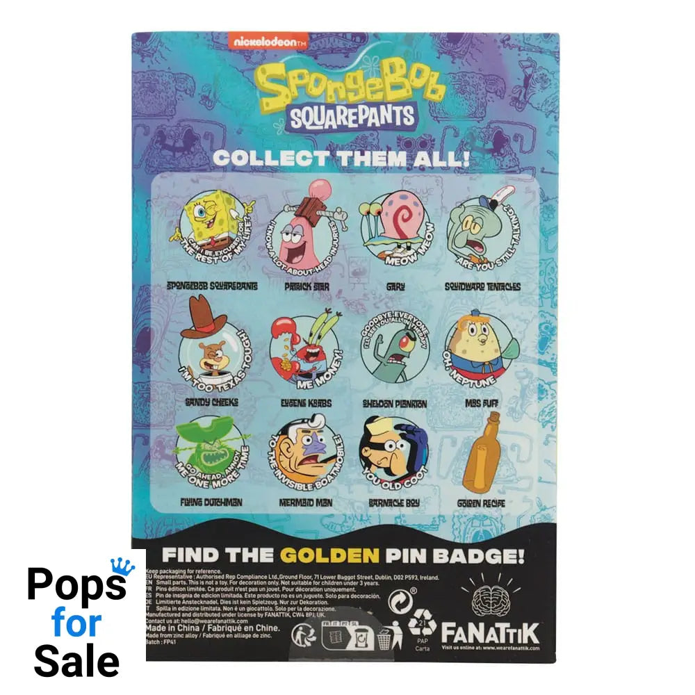 SpongeBob SquarePants World Pin Badge Display Mystery Pin Badge (12)