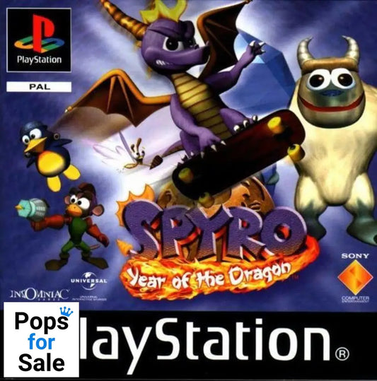Spyro 3: Year of the Dragon for Sony Playstation 1 - [Just Disc]