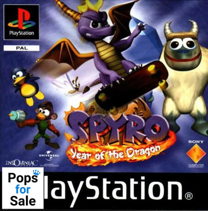 Spyro 3: Year of the Dragon for Sony Playstation 1 - [Just Disc]
