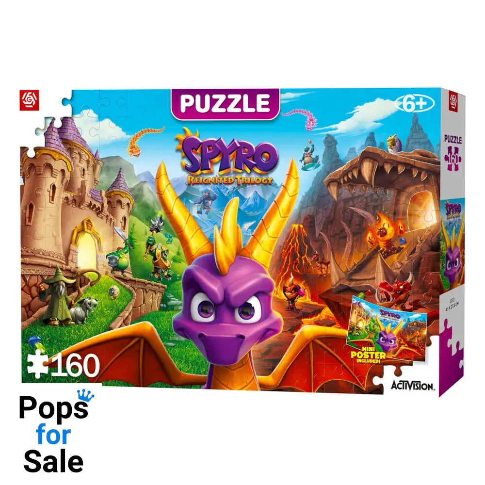 Spyro Reignited Trilogy Kids Puzzle (160 pieces)