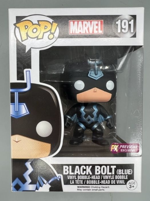 #191 Black Bolt (Blue) - Marvel Funko POP
