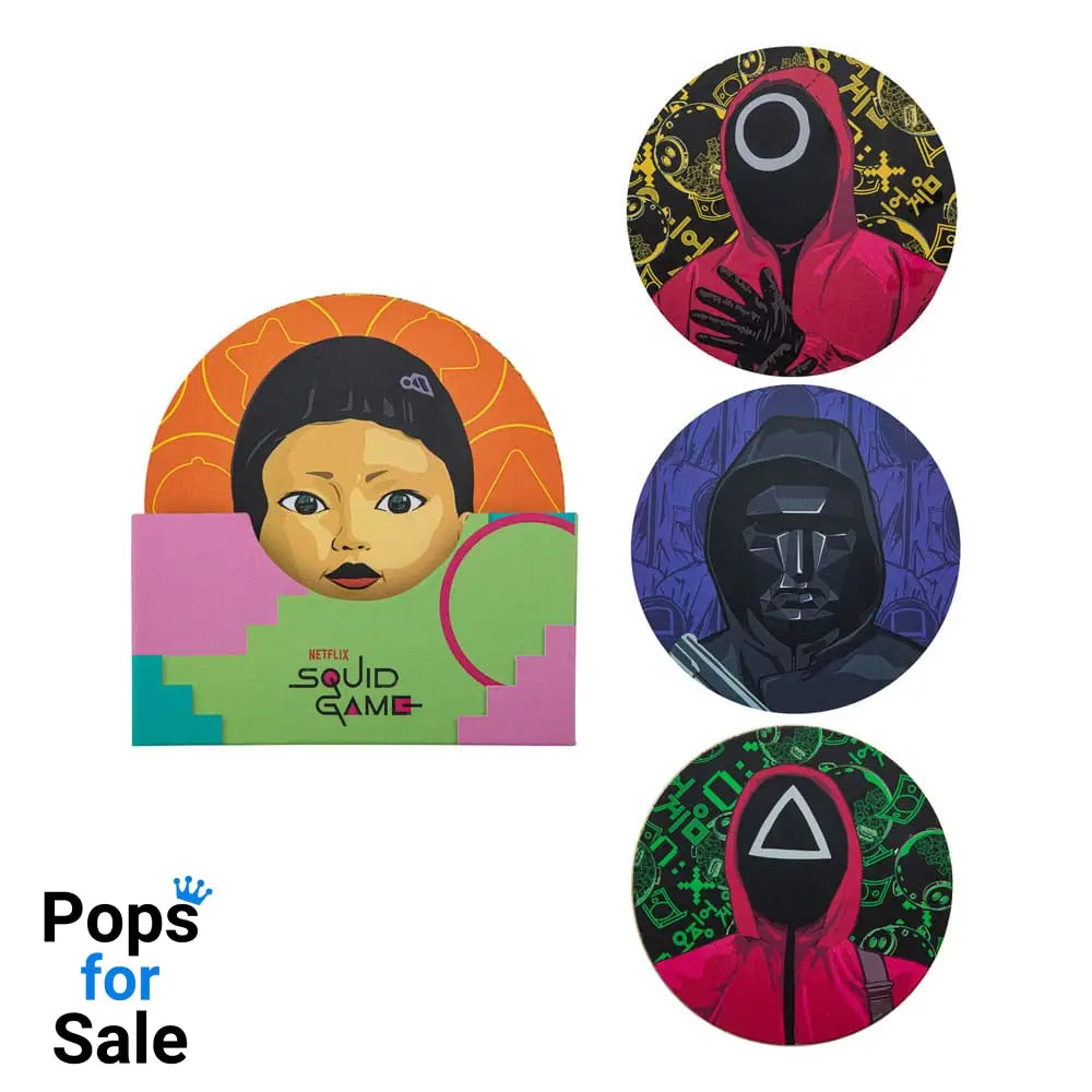 Squid Game Coaster 4-Pack