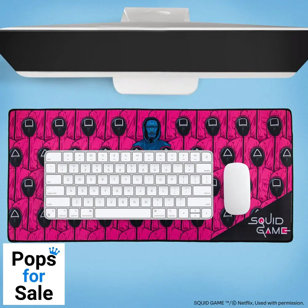 Squid Game Desk Pad Front Man and Guards
