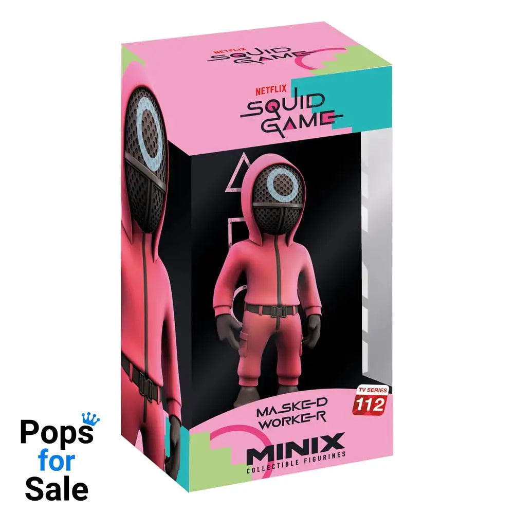Squid Game Minix Figure Masked Circle Guard 12 cm