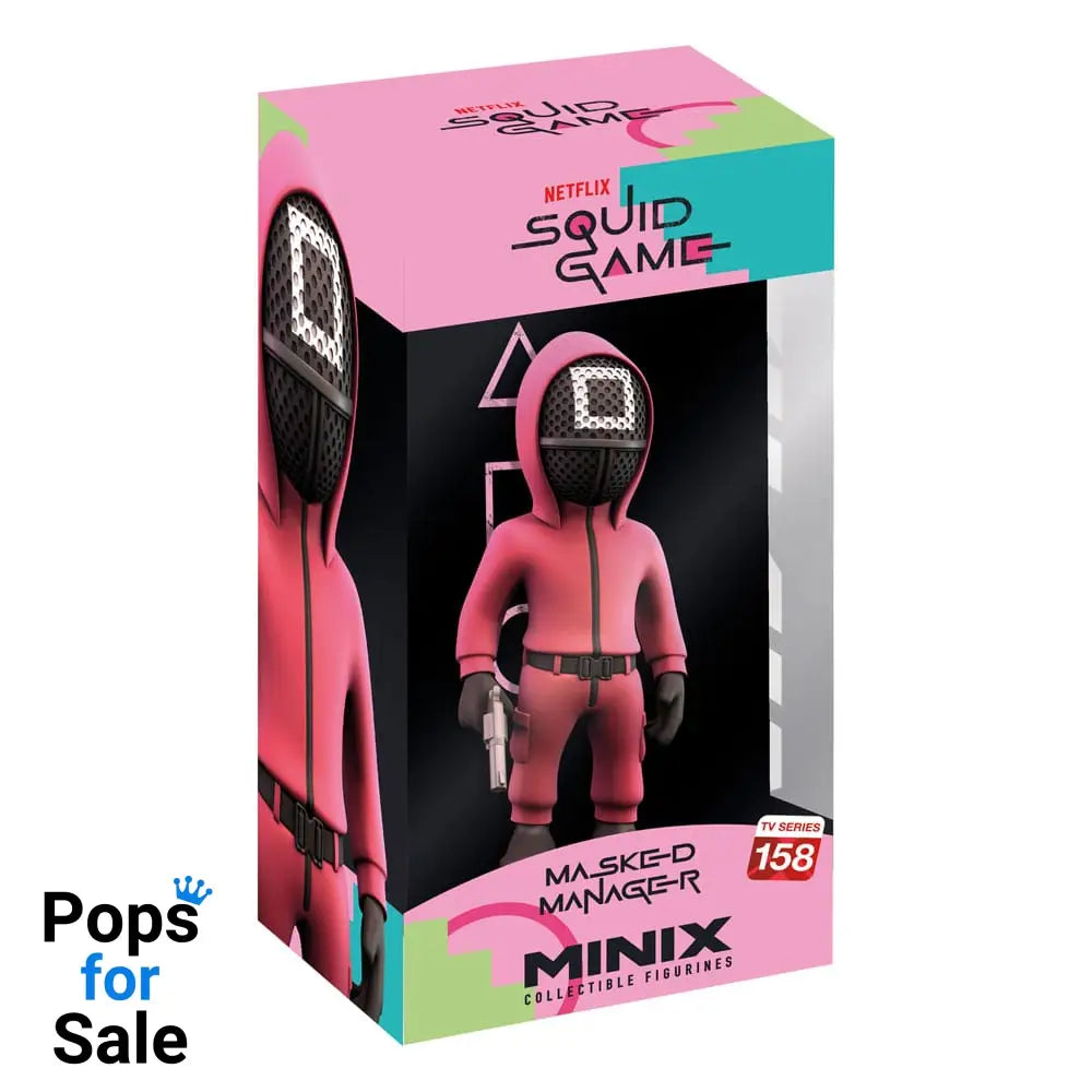 Squid Game Minix Figure Masked Square Guard 12 cm