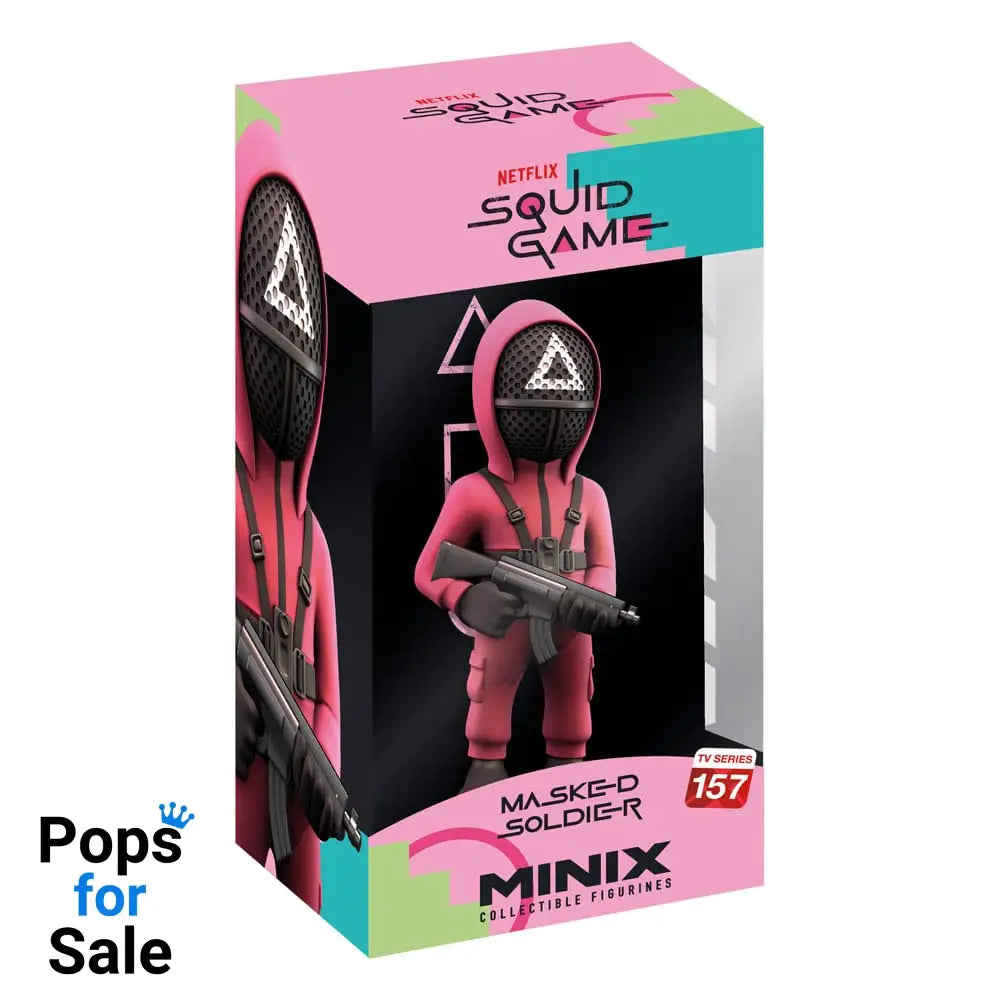 Squid Game Minix Figure Masked Triangle Guard 12 cm