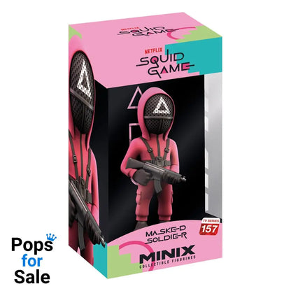 Squid Game Minix Figure Masked Triangle Guard 12 cm