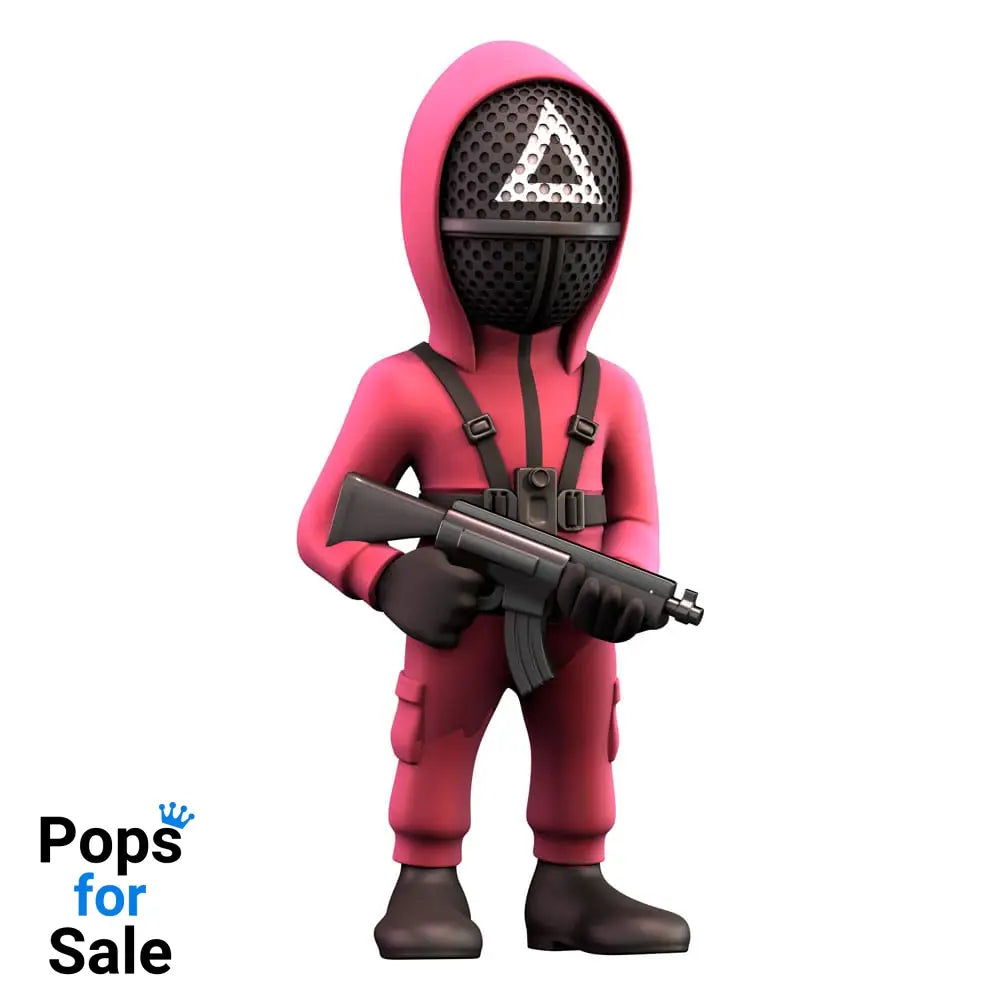 Squid Game Minix Figure Masked Triangle Guard 12 cm Mini-figures
