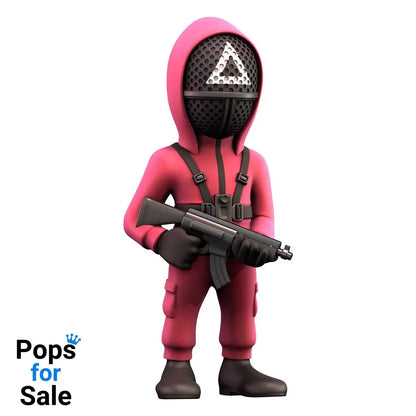 Squid Game Minix Figure Masked Triangle Guard 12 cm Mini-figures