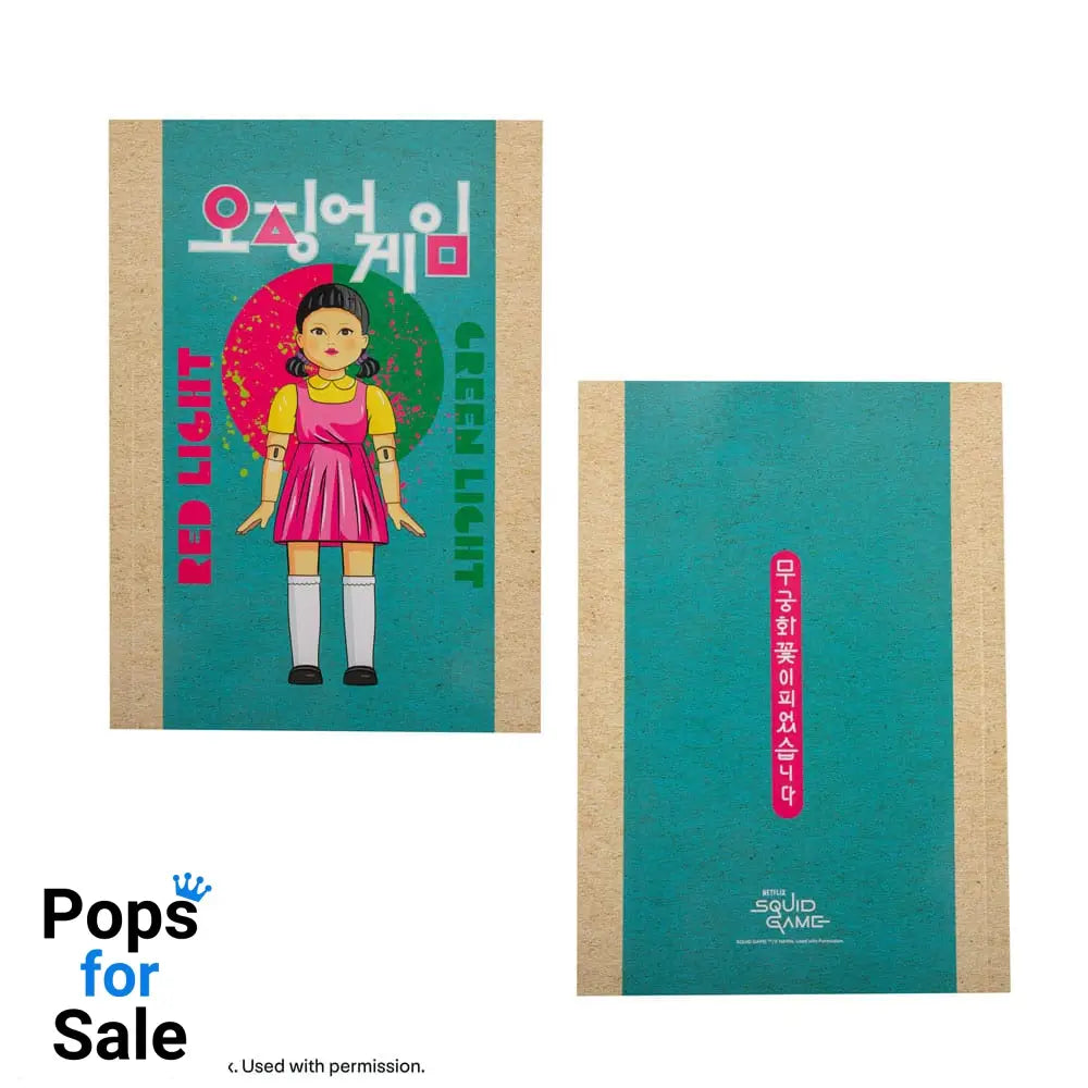 Squid Game Notebook Young-hee Stationery