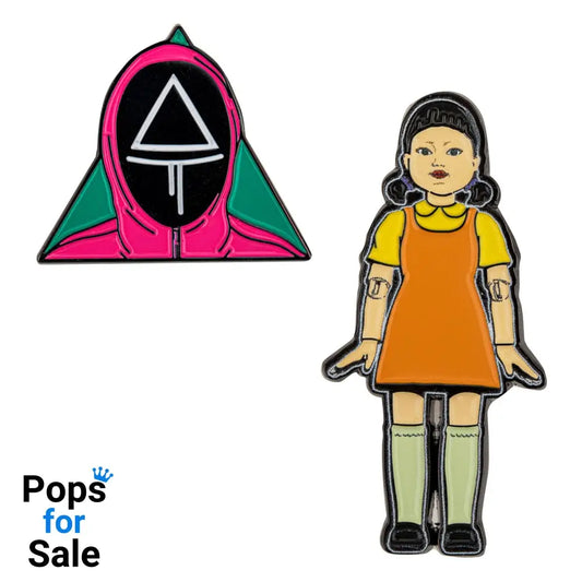 Squid Game Pins 2-Pack Young-hee & Soldier