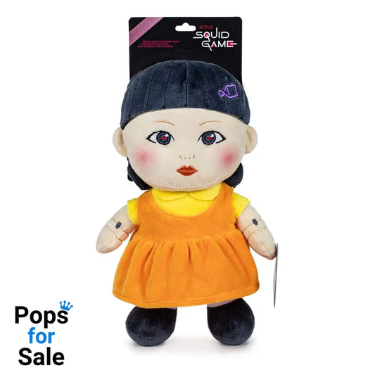 Squid Game Plush Figure Doll with Backing Card Packaging 28 cm