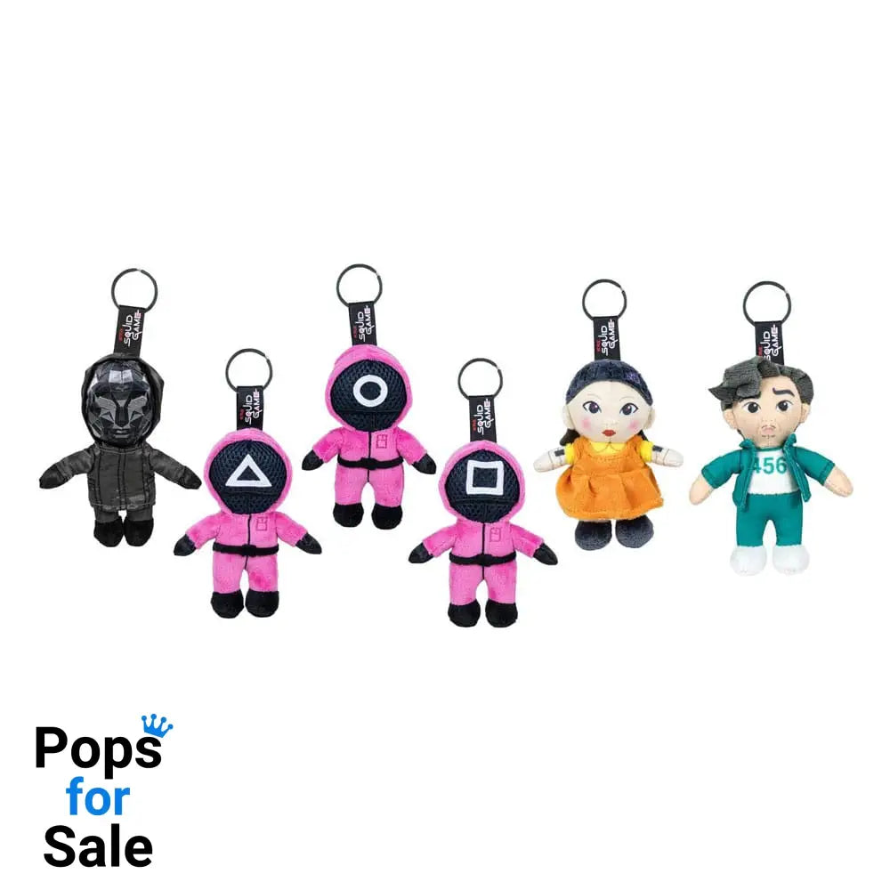 Squid Game Plush Keychains All Stars 12 cm Assortment (24)
