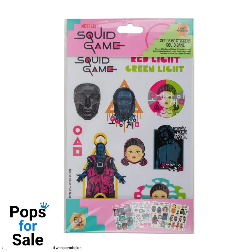 Squid Game Sticker pack Patches & Stickers