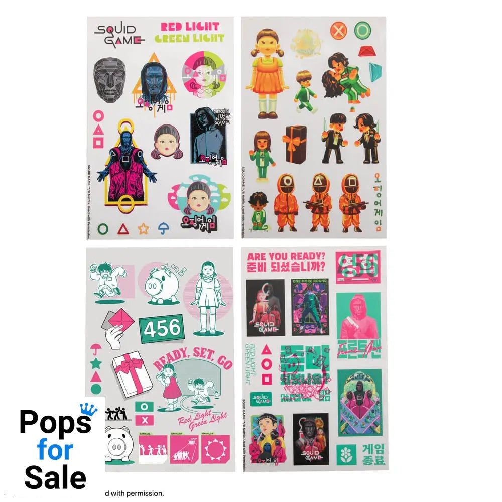 Squid Game Sticker pack Patches & Stickers