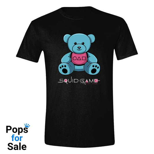 Squid Game T-Shirt Blue Bear Size L