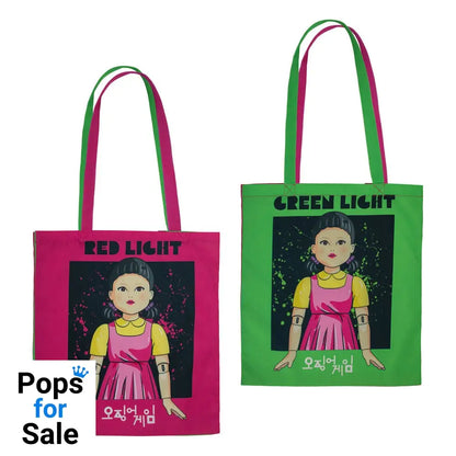 Squid Game Tote Bag Red light, green light