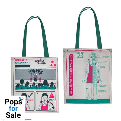 Squid Game Tote Bag Young-hee Blue Print