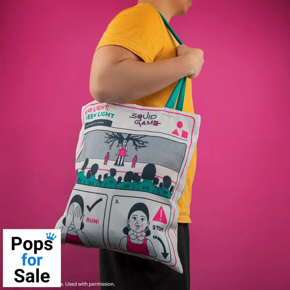 Squid Game Tote Bag Young-hee Blue Print