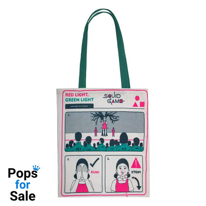 Squid Game Tote Bag Young-hee Blue Print Bags